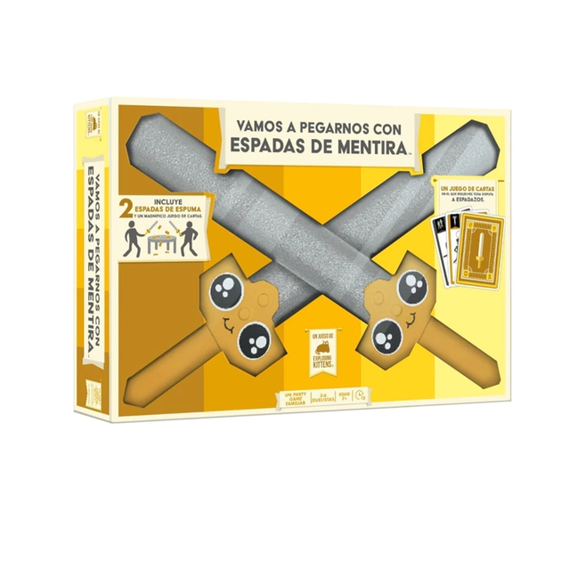 Vamos a pegarnos con espadas de mentira